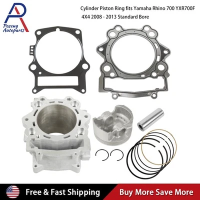 Cylinder Piston Ring for Yamaha Grizzly 700 YFM700 2007 2008- 2013 Standard Bore - Image 1 of 3