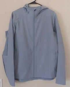 Lululemon Warp Light Packable Jacket Washed Denim Men Size L New - Picture 1 of 2