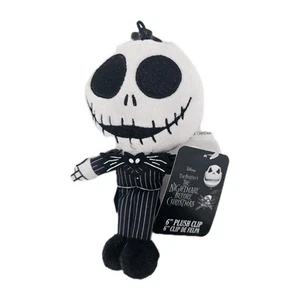 The Nightmare Before Christmas Jack Skellington 6” Plush Clip New - Picture 1 of 3