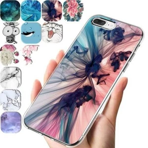Para Apple iPhone 7 8 Plus Motivo Funda De Silicona Bolsa Carcasa - Imagen 1 de 102
