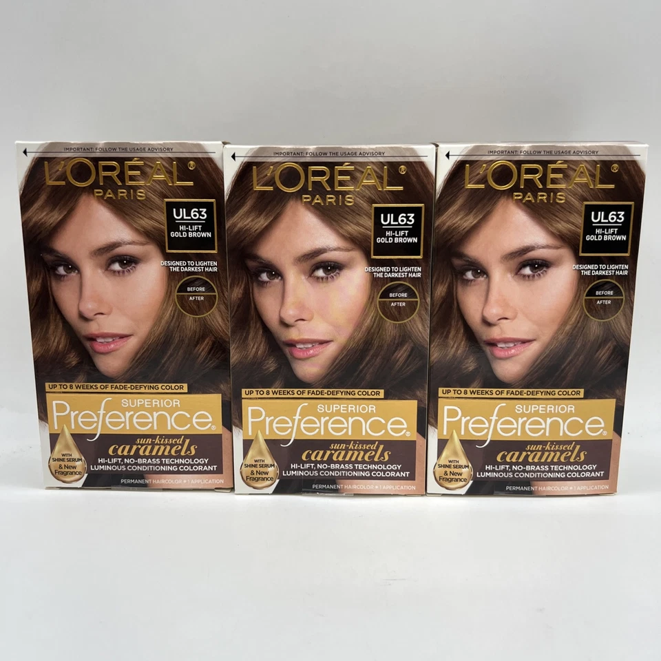 L'Oréal Paris Superior Preference Hair Color Ul63 Hi-lift Gold Brown