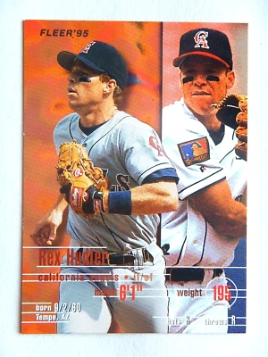 Rex Hudler #226 Fleer 1994 Baseball Card (California Angels) E - Image 1 of 2