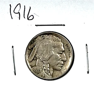 1916 Buffalo Nickel : Extra Fine - Picture 1 of 2