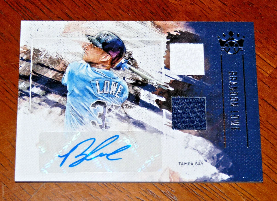  2019 Diamond Kings DK Material Signatures Brandon Lowe     AUTOGRAPH - Image 1 of 1