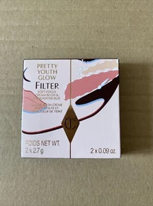 Charlotte Tilbury Pretty Youth Glow Filter Blush & Highlighter Seduce Blush new - Picture 1 of 1