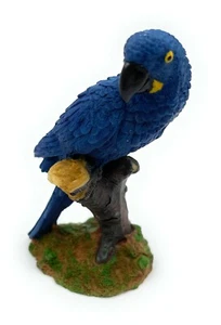 Polyresin Figur Hyazint Ara Blauara hellroter Ara Ara Tier Dekofigur - Picture 1 of 7