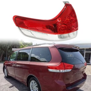 Fit For Toyota Sienna 2011-2014 Left Driver Side Red Outer Rear Brake Tail Light - Picture 1 of 8