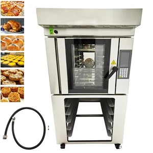 Commercial 220V Electric 360° Hot Air Circulating Rotary Oven with Cooling Shelf - Picture 1 of 24