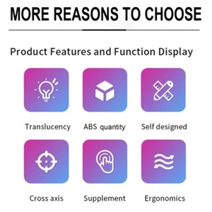 104 Keys Korean Lettering Keycap OEM Profile ABS Backlit Keycap for Mx Switches - Picture 1 of 10