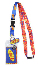 Seinfeld TV Show ID Badge Holder Lanyard And Rubber Charm w/ Collectible Sticker