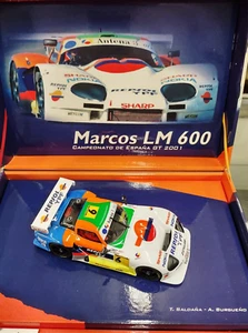 FLY A28 Marcos LM 600 #6 Saldana Burgueno 1/32 Slot Car NEW - Picture 1 of 4