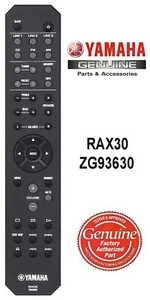 New Genuine Yamaha RAX30 ZG93630 Remote Control R-S201 Natural Sound Receiver - Picture 1 of 1