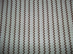 Handmade Cotton Crib Sheet /Pillowcase,Chevron,Polka Dots Brown,White,Unisex - Picture 1 of 1