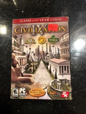 Sid Meier's Civilization IV (Game of the Year Edition) (PC, 2006) New Sealed - Image 1 of 4