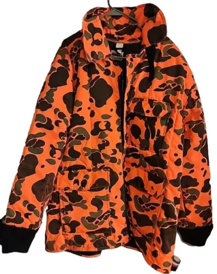Vintage Bushmaster Orange Camo Hunting Jacket Coat Men’s Size XXL (READ) - Image 1 of 4