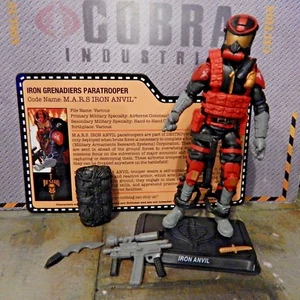 GI JOE ~ 2015 IRON ANVIL GRENADIER ~  TIGER FORCE  joecon ~ DESTROS ELITE - Picture 1 of 1