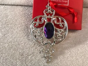 Christmas ornament Lenox Silverplate Bejeweled Spire EX5191 - Picture 1 of 7