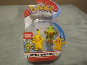 Pokemon Pikachu & Grookey Battle Figure Pack New in Package - Picture 1 of 7