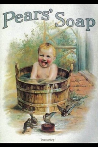 Vintage Pears Soap Ad Poster Reproduction Print 17x12 - Picture 1 of 1