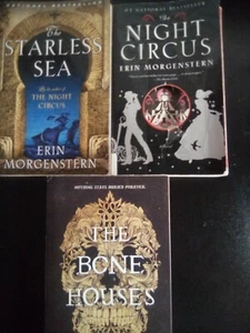 Lot of 3 Fantasy Novels  The Bone Houses, The Night Circus, The Starless Sea - Picture 1 of 5
