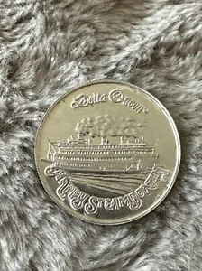 Vintage STEAMBOAT Delta Queen MISSISSIPPI QUEEN Happy Steamboatin' Coin TOKEN - Picture 1 of 2
