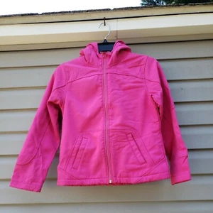 Kohls Girls Hot Pink hood Jacket Size 10/12 - Picture 1 of 7