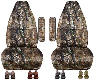 1 juego de fundas de asiento delanteras camuflaje furgoneta para Chevy Express/GMC Savana 2000-2014 - Imagen 1 de 12