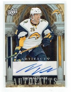 09-10 UD Upper Deck Artifacts Autofacts  Thomas Vanek  Auto
