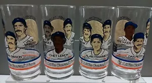 Juego completo de 4 vasos de pizza Little Caesars serie mundial 1984 de los Tigres de Detroit - Imagen 1 de 6
