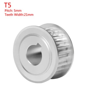 T5 12-60Zähne Zahnriemenscheibe AF-typ Mit Keyway Riemenscheibe Zahnbreite 21mm - Picture 1 of 25