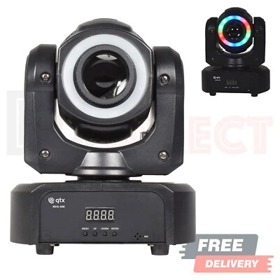 QTX LED MOVING HEAD 40W Kaleidoscope Beam RGBW colour wheel Rotating Powerful - Image 1 of 4