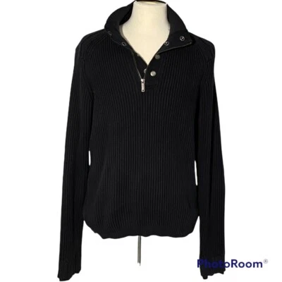 Vintage Chevignon Mens Black Pullover Sweater Size L - Image 1 of 4