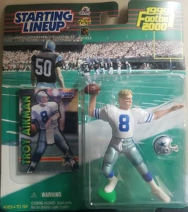 Nuevo 1999/2000 Troy Aikman Cowboys Línea Inicial NFL SLU Kenner Hasbro Sellado - Imagen 1 de 4