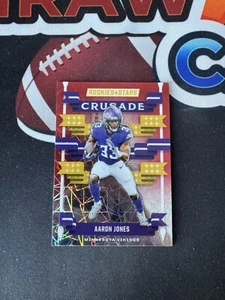 Aaron Jones CRUSADE LONGEVITY Prizm 2024 Panini Rookie & Stars #C-AJS Vikings - Picture 1 of 2