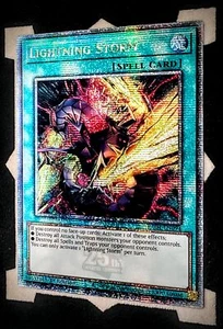 Lightning Storm RA04-EN094 Quarter Century Rare 1st Edition Yugioh - Picture 1 of 1