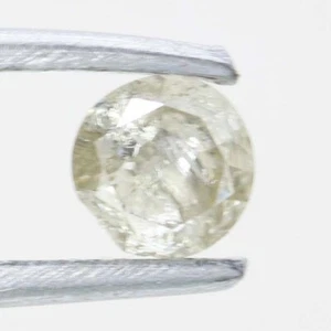 Diamante redondo marrón de lujo de 0,09 quilates diamante real pulido natural 3,10 mm - Imagen 1 de 11