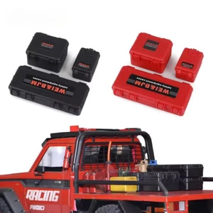 Juego de 3 cajas de almacenamiento de viaje de plástico para oruga de coche de radiocontrol de 1/10 D90 axial SCX10 TRX4 - Imagen 1 de 16