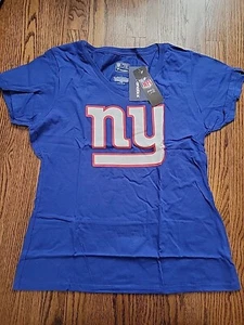 Fanactics New York NY Giants Football Shirt Womens Size Large NFL NWT Tshirt Tee - Picture 1 of 8