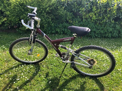 MIFA Fahrrad Germatec GM 02 weinrot Moutainbike Damen Gelsattel - Bild 1 von 2