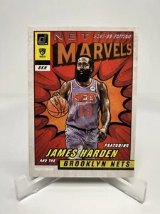 2021-22 DONRUSS NET MARVELS PRESS PROOF SILVER INSERT JAMES HARDEN NETS #13 - Picture 1 of 2