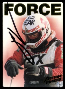 John Force No Fear Action Packed NHRA Authentic Hand Signed Autographed Card - Picture 1 of 1
