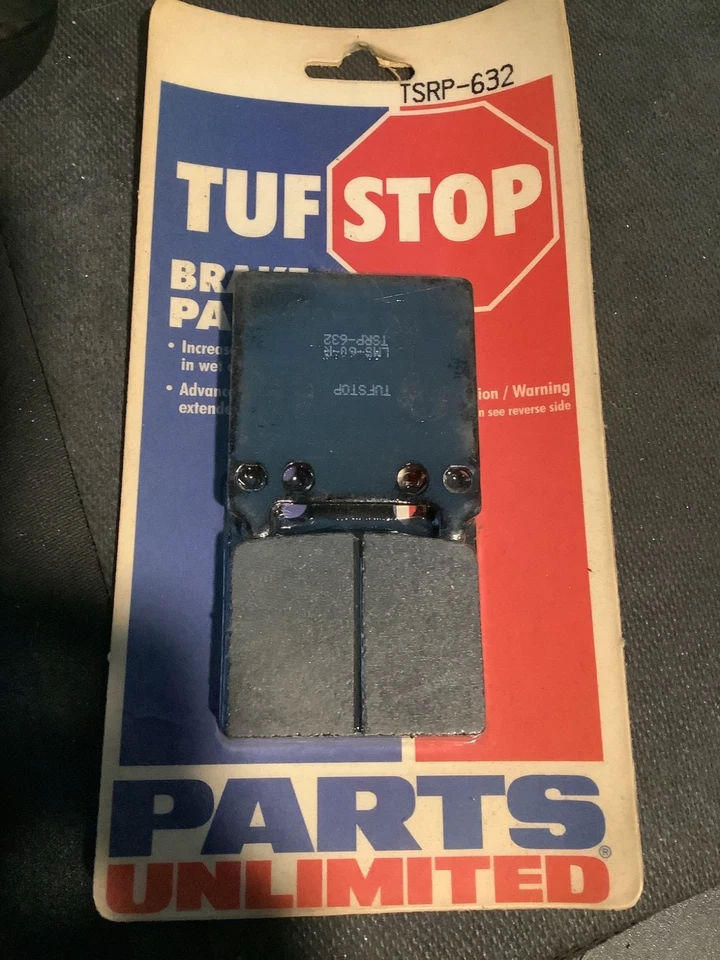 НОВЫЕ ТОРМОЗНЫЕ КОЛОДКИ TUFSTOP / TSRP632 / HONDA GL1000 CB750F CB 750F НОВЫЕ ИЗ СТАРЫХ ЗАПАСОВ FA32 - Изображение 1 из 1