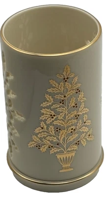 Candelabro perforado Lenox Eterna Navidad en caja original hermosa decoración navideña Foto 1 de 4