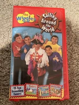 The Wiggles - Sailing Around the World (VHS, 2005) Clamshell Copy VERY RARE! - Image 1 of 3