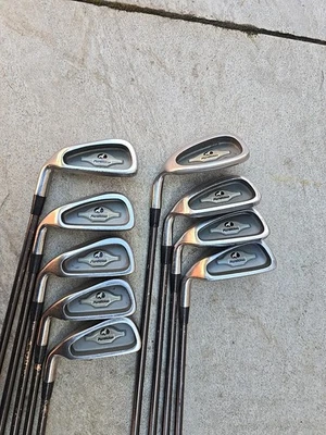 Rear Purdition Hot Shot Iron Golf Set 3- SW. Regular Graphite Shafts. Left Hande - Image 1 of 4