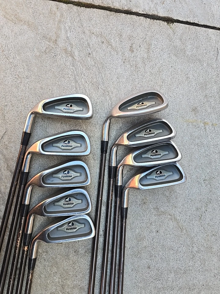 Rear Purdition Hot Shot Iron Golf Set 3- SW. Regular Graphite Shafts. Left Hande - Image 1 of 4