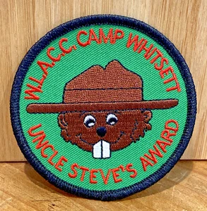 Parche Boy Scouts of America 2021 WLACC Camp Whitsett Uncle Steve's Award BSA NUEVO - Imagen 1 de 5