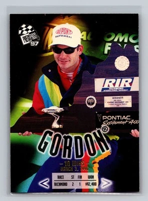 Jeff Gordon #134 1997 Press Pass Hendrick Motorsports - Image 1 of 2