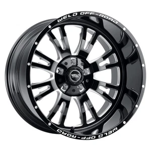 WELD 20x9 Slingblade Wheel Gloss/Milled Black 6x5.5/6x139.7 6x135 +20mm - Picture 1 of 3