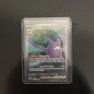 Pokemon Team Rocket's Crobat EX SR 217/182 SV10 Destined Rivals - Picture 1 of 2